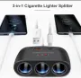 Новий Автомобільний розгалужувач прикурювача D-24 120W [ProductHub SKU D-24120W(20)]