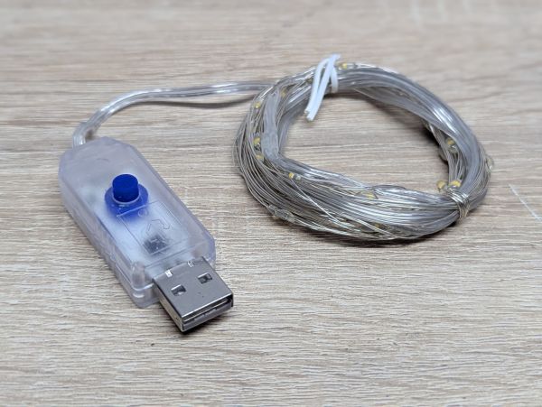 Новий Cвітлодіодна гірлянда «роса» з USB-живленням 5м