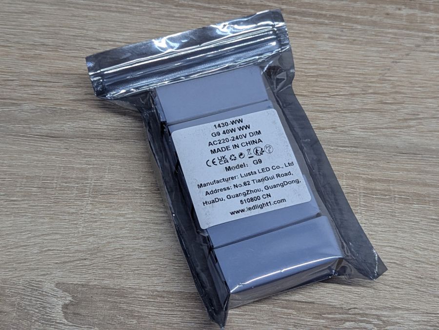 Новий Галогенна лампа G9 40 Вт 5шт