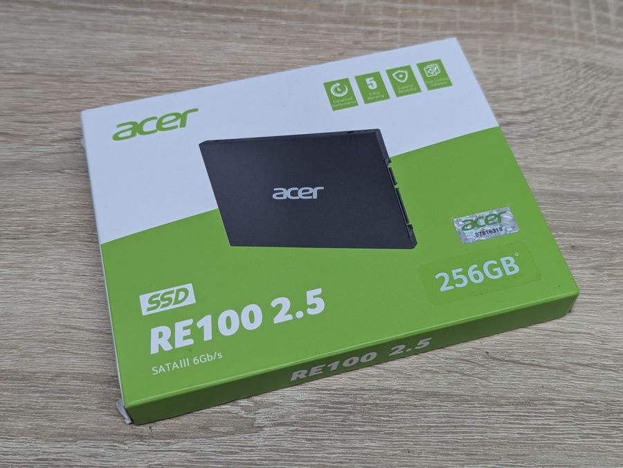 Новий SSD Acer RE100 2.5" 256 ГБ