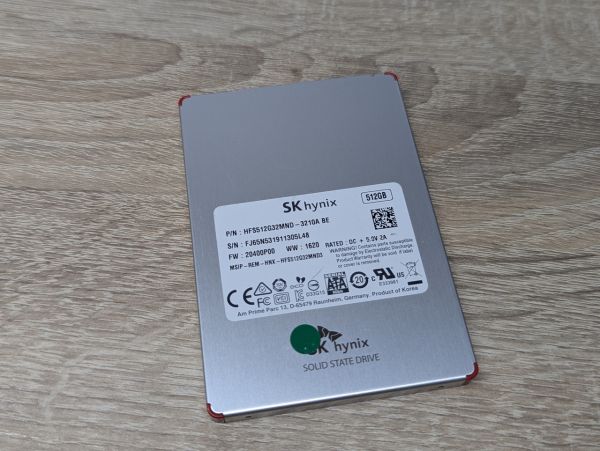 Б/В SSD SK hynix 3210A BE 512 ГБ 2.5* Життя 99%