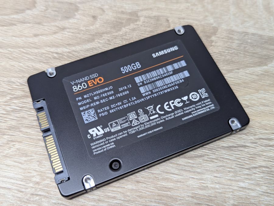 Б/В SSD Samsung 860 EVO 500 ГБ 2.5"