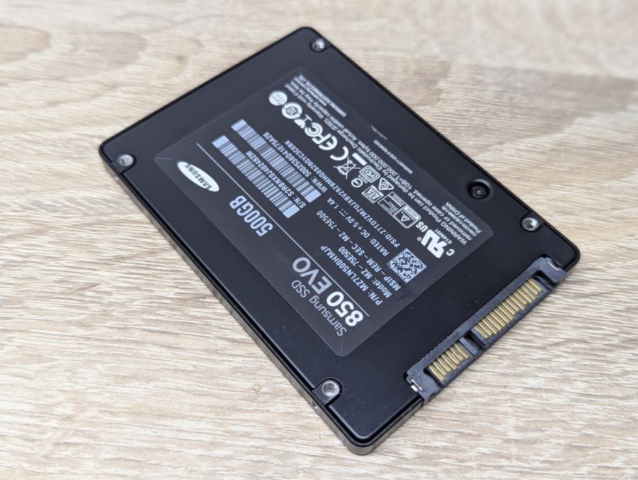 Б/В SSD Samsung 850 EVO 500 ГБ 2.5" Життя 100%