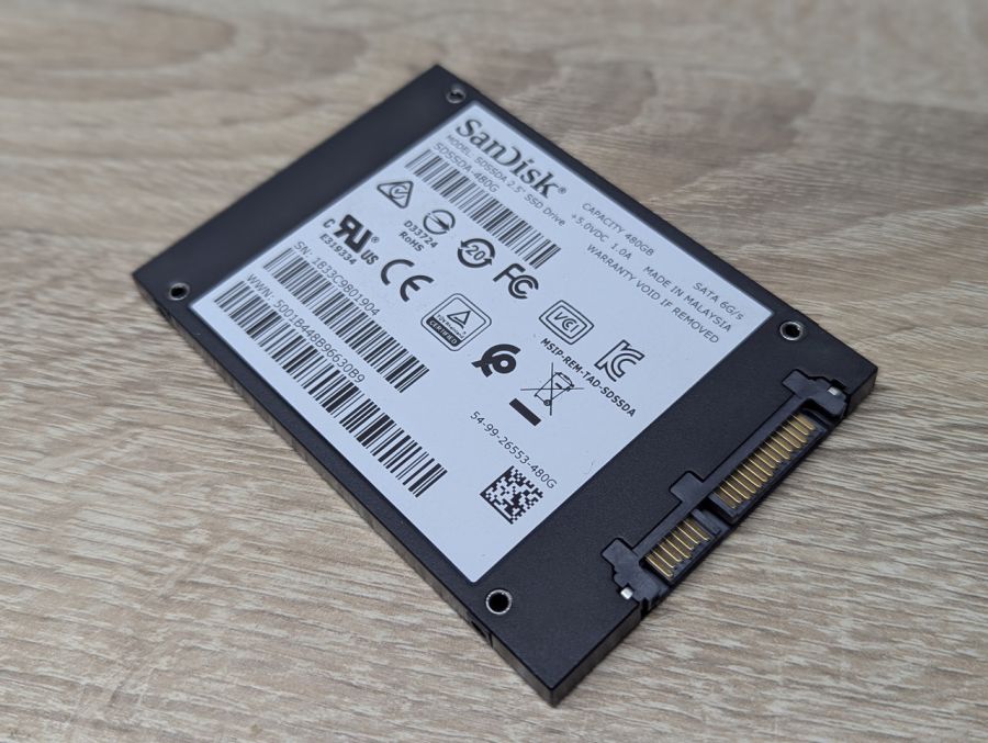 Б/В SSD SanDisk SSD Plus 480 ГБ 2.5"