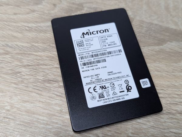 Б/В SSD Micron 1100 512GB 2.5"
