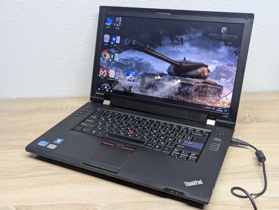 Ноутбук Б/В Lenovo L520, Intel Core i3-2330M, DDR3 8 GB, SSD 128GB, 15.6" HD