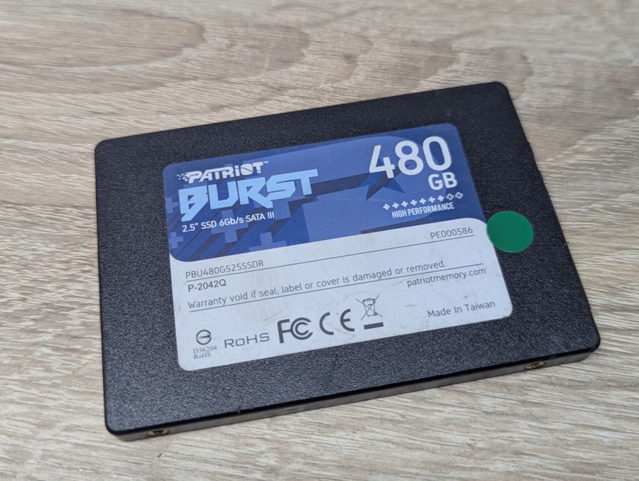Б/В SSD Patriot Burst Elite 480GB 2.5"
