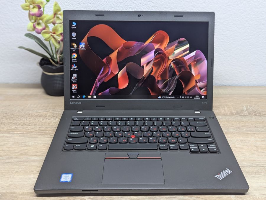 Ноутбук Б/В Lenovo L470, Intel Core i5-7300U, DDR4 8 GB, SSD 128GB, 14" Full HD