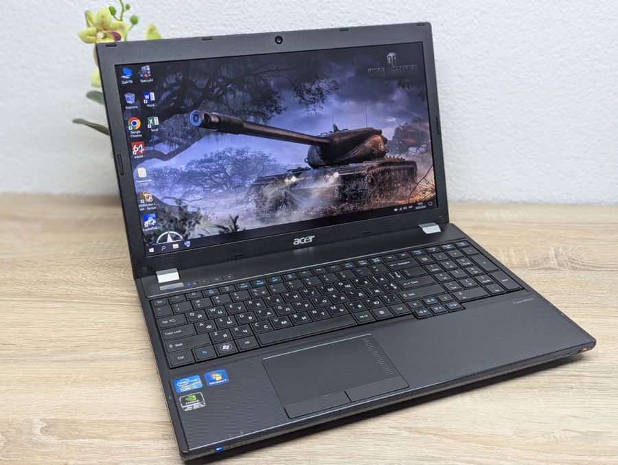 Ноутбук Б/В Acer TravelMate 5760G, Intel Core i5-2410M, DDR3 8 GB, SSD 256GB, NVIDIA GeForce GT 520M 1Gb, 15.6" [ProductHub SKU Acer186]