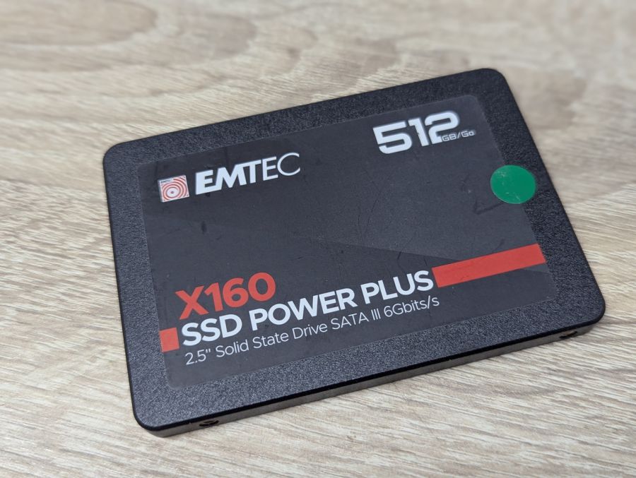 Б/В SSD Emtec X160 Power Plus 512Gb 2.5"