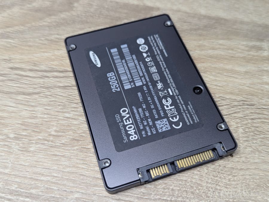 Б/В SSD Samsung 840 EVO 250GB 2.5" Життя 100%