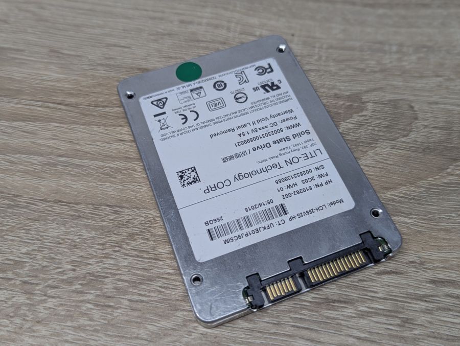 Б/В SSD Lite-On Technology 256Gb 2.5" Життя 98%