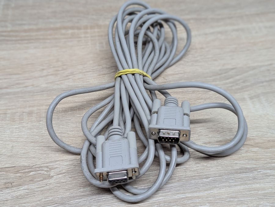 Б/В Кабель RS232 COM(f)-COM(m) DB9 9 Pin 5м