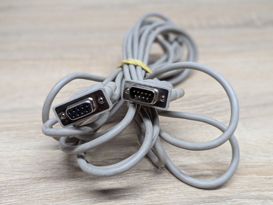 Б/В Кабель RS232 COM(f)-COM(m) DB9 9 Pin 5м