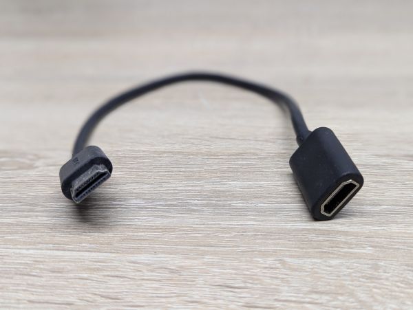 Б/В Кабель-перехідник HDMI штекер-HDMI гніздо