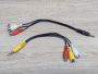 Б/В AV-перехідник з 3.5 мм Jack на 3 RCA тюльпани