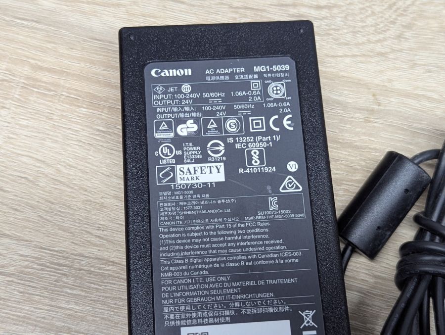 Б/В Блок живлення Canon MG1-5039 24В 2А 4-pin