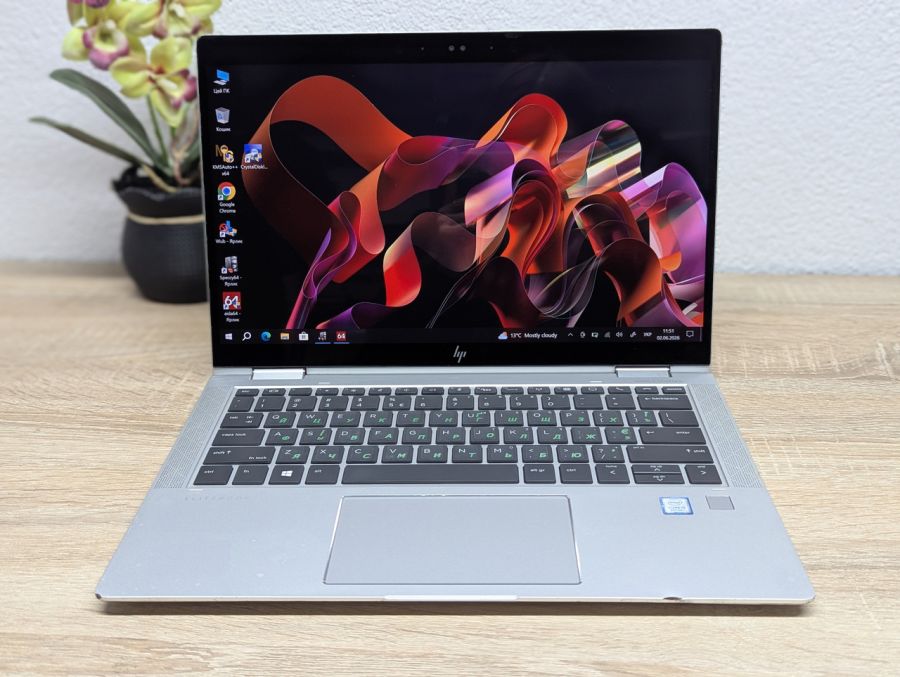 Ноутбук Б/В HP EliteBook X360 1030 G3, Intel Core i5-8265U, DDR4 16 GB, SSD 256GB, 13" Full HD