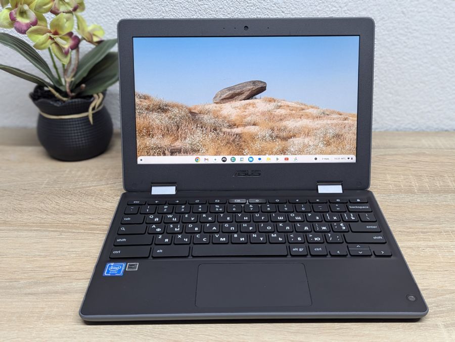Ноутбук Б/В ASUS Chromebook C214M, Intel Celeron N4020, DDR4 4GB, SSD 32GB, 12" Сенсор