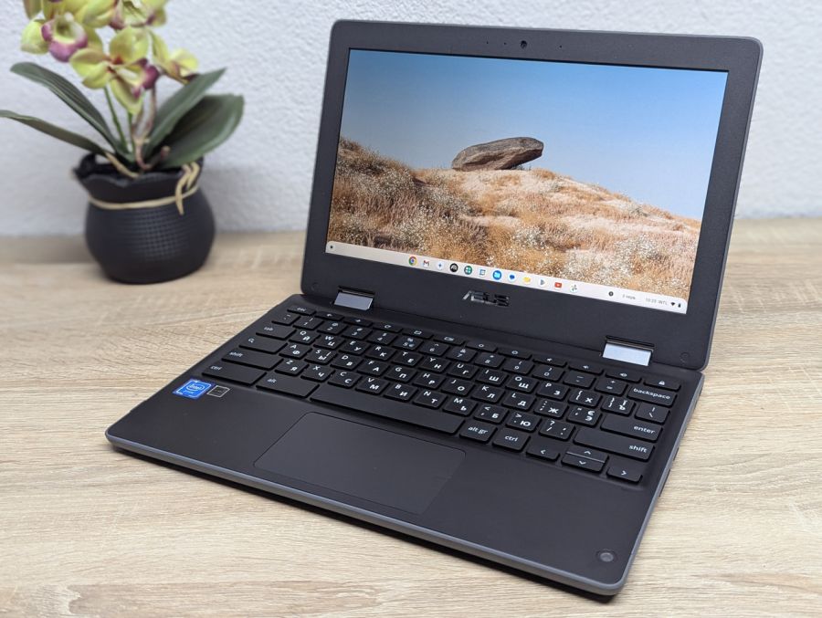 Ноутбук Б/В ASUS Chromebook C214M, Intel Celeron N4020, DDR4 4GB, SSD 32GB, 12" Сенсор