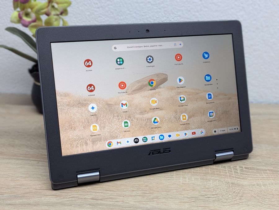 Ноутбук Б/В ASUS Chromebook C214M, Intel Celeron N4020, DDR4 4 GB, SSD 32GB, 11.6" Сенсор