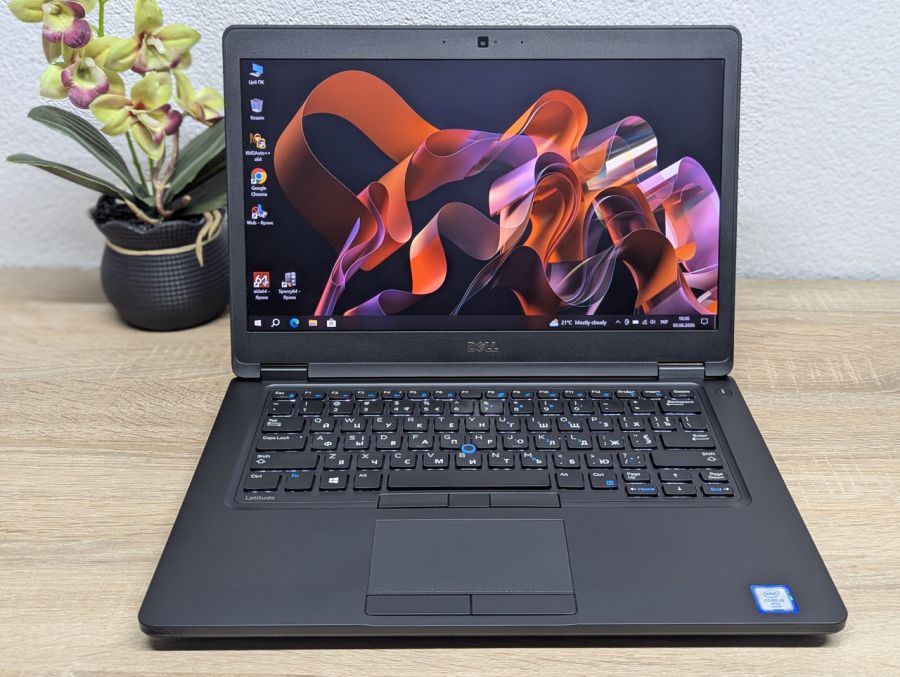 Ноутбук Б/В Dell Latitude 5480, Intel Core i5-6300U, DDR4 8 GB, SSD 128GB, 14" Full HD
