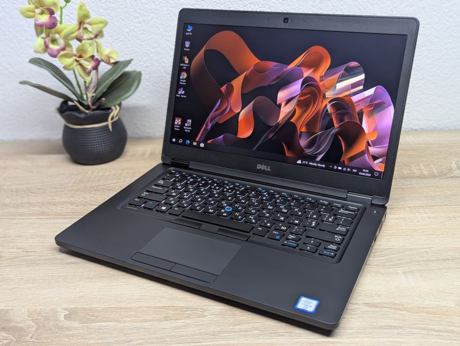 Ноутбук Б/В Dell Latitude 5480, Intel Core i5-6300U, DDR4 8 GB, SSD 128GB, 14" Full HD