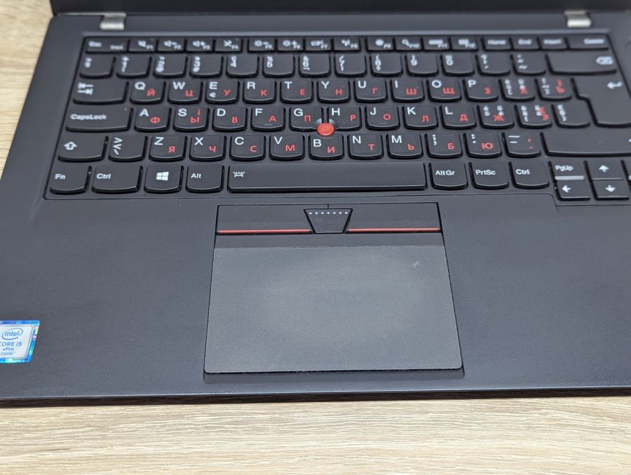 Ноутбук Б/В Lenovo ThinkPad T460S, Intel Core i5-6300U, DDR4 8 GB, SSD 128GB, 14" Full HD