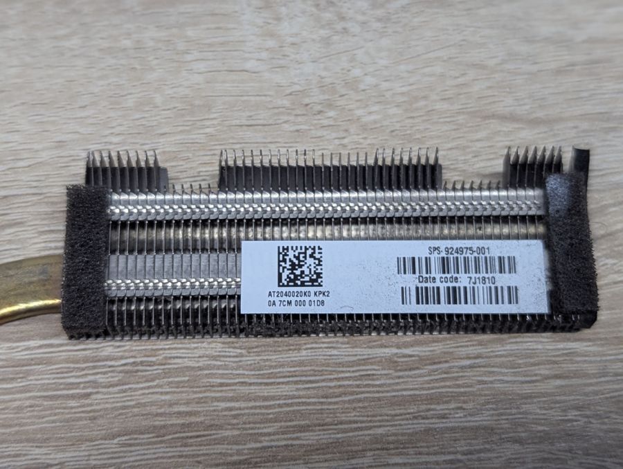 Б/В Радіатор для процесора ноутбука HP 250 G6,HP 255 G6