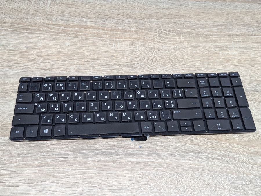 Б/В Клавіатура для ноутбука HP 250 G6,255 G6,HP 15-BS,15-BW,15-BR,15-BU,HP Pavilion 15