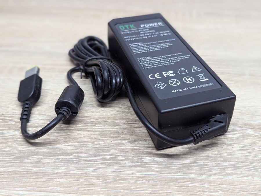 Б/В Блок живлення DTK POWER DL-90W 20V 4.5A Slim Tip