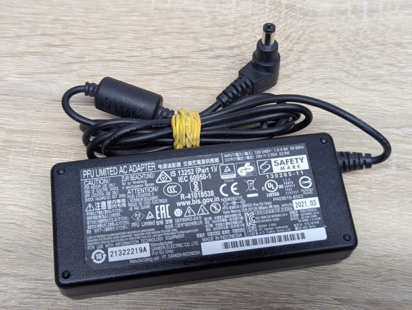 Б/В Блок живлення PFU Limited SEF80N3 63.6 Вт 24 В 2.65 А 5.5x2.1 мм [ProductHub SKU SEF80N3]