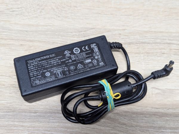 Б/В Блок живлення EDAC Power Electronics EA10681U-120, 72 Вт,12 В ,6A, 5.5 x 2.5 мм