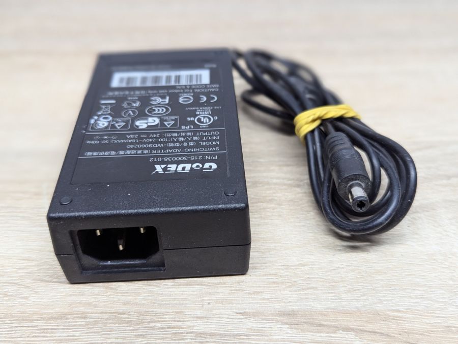 Б/В Блок живлення GoDEX WDS060240, 60 W,24 V,2.5 A,5.5x 2.5мм