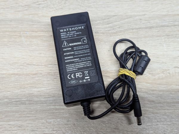 Б/В Блок живлення WATSHOME,36 Вт,12 В, 3 А ,5.5x 2.5мм [ProductHub SKU WATSHOME]