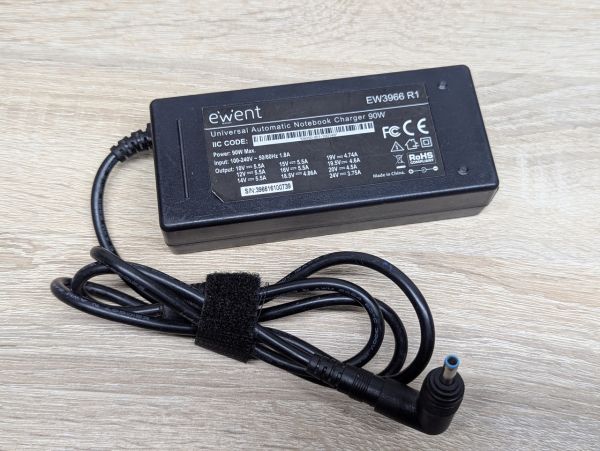 Б/В Блок живлення Ewent EW3966 R1, 90W,24 В,3.75 А,4.5x3.0мм