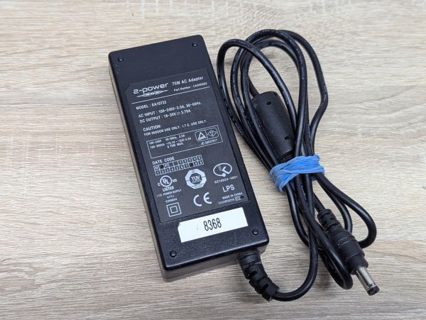 Б/В Блок живлення 2-Power 75 Вт,18–20 В 3.79 А, 5.5x2.1 мм