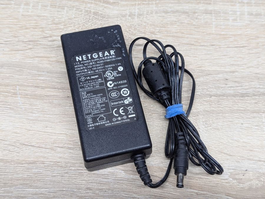 Б/В Блок живлення Netgear 60 W, 48В,1.25А,5.5x2.1мм