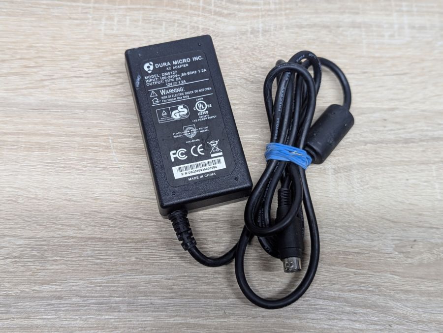 Б/В Блок живлення Dura Micro Inc DM5127, 24.4 Вт,5V 2A\12V 1.2A, 4-пін Mini-DIN