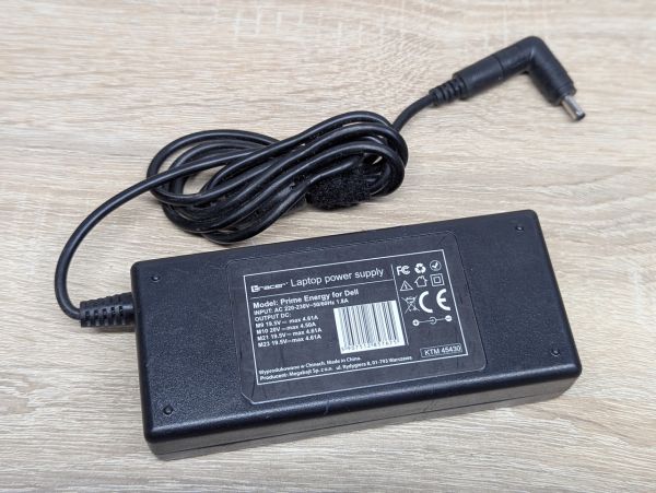 Б/В Блок живлення Tracer Prime Energy,90 Вт,19.5V,4.61A,4.5 х 3.0 мм