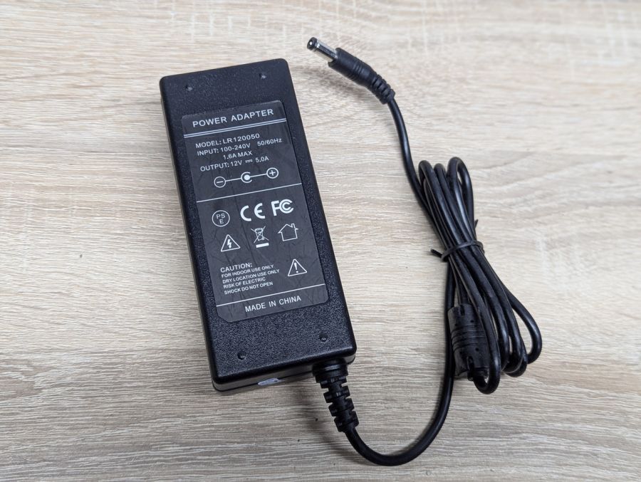 Б/В Блок живлення 60 Вт,12V,5.0A,5.5 x 2.5 мм