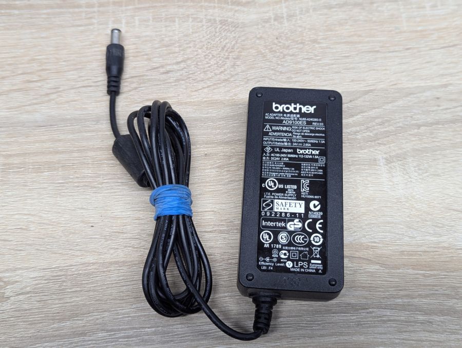 Б/В Блок живлення Brother AD9100ES, 24 В, 2.65 А,6.0x3.0мм