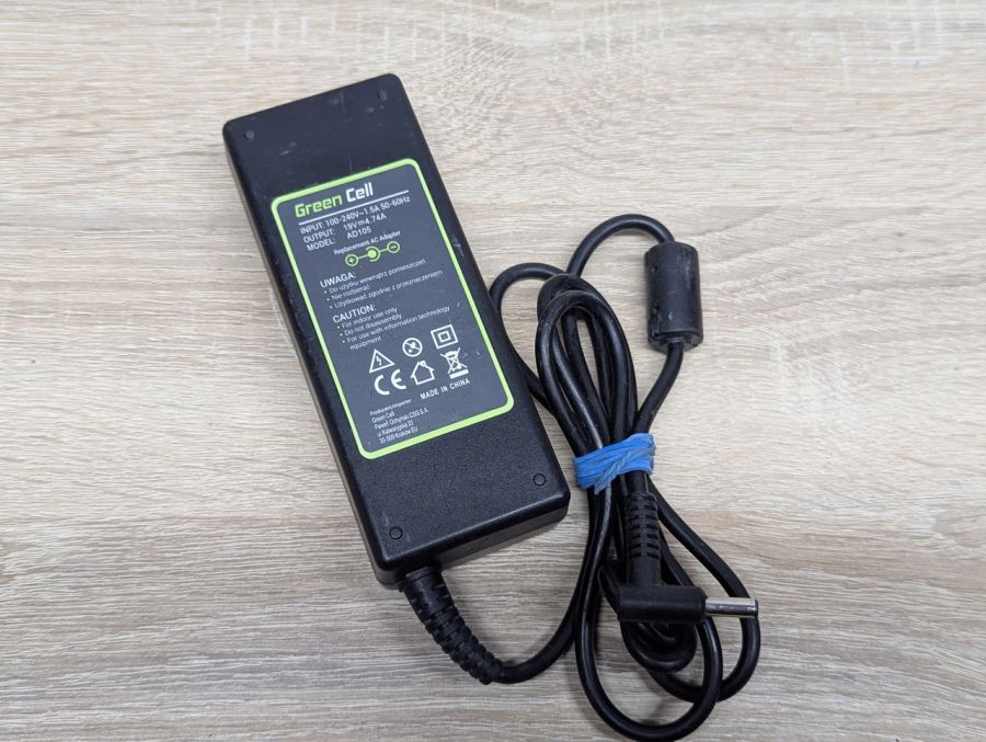 Б/В Блок живлення Green Cell AD105,19V ,4.74A ,90W,4.5x3.0мм