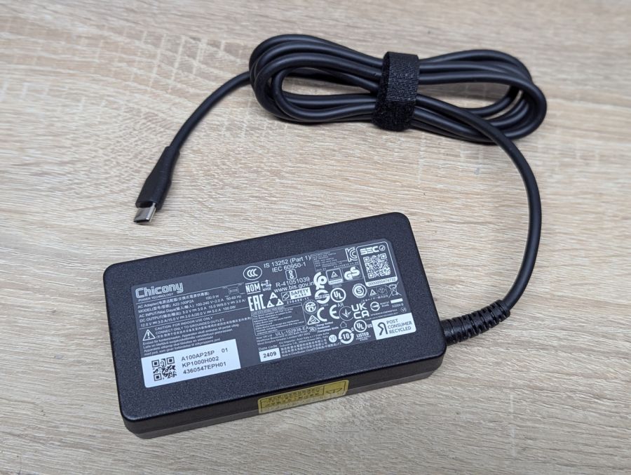 Б/В Блок живлення Acer Chicony 100W,USB Type-C