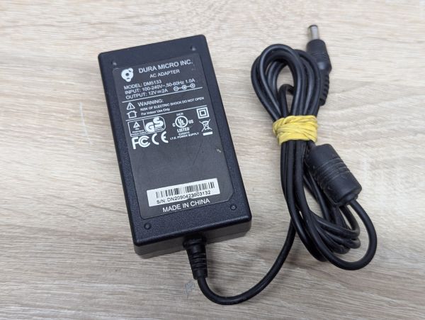 Б/В Блок живлення Dura Micro DM5133, 24 Вт,12 В, 2 А,5.5x2.1мм