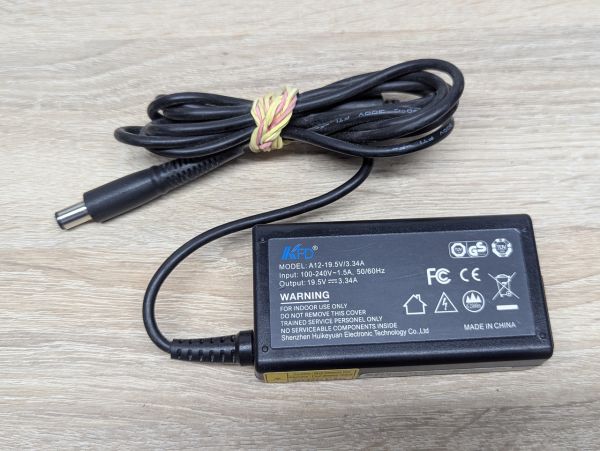 Б/В Блок живлення KFD A12-19.5V/3.34A,65W,7.4x5.0мм