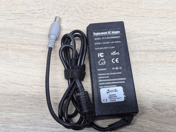 Б/В Блок живлення Micro Battery 20 В,3.25 А,65 Вт,7.9 мм x 5.5 мм