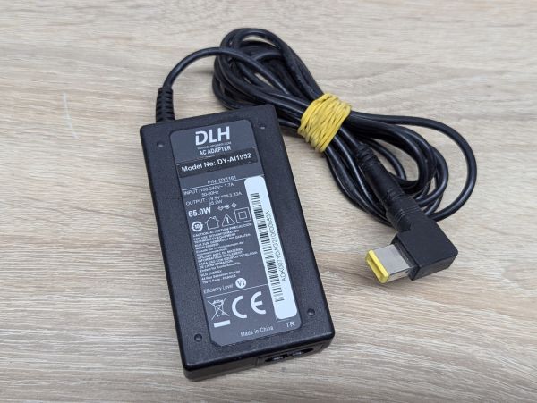 Б/В Блок живлення DLH DY-AI1952,65.0W,19.5V,3.33A,Slim Tip