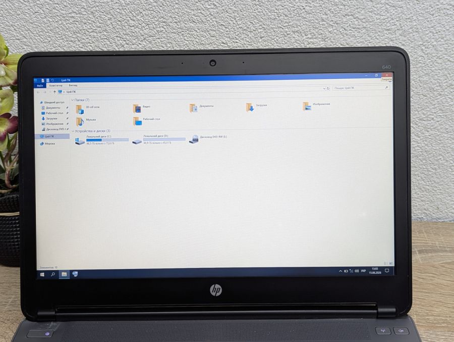 Ноутбук Б/В HP ProBook 640 G1, Intel Core i7-4702MQ, DDR3 8 GB, SSD 128GB, 14" HD