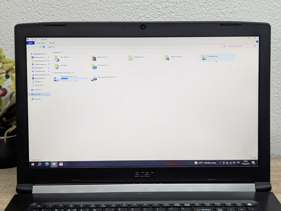Ноутбук Б/В Acer Aspire A517 51, Intel Core i3-8130U, DDR4 8 GB, SSD 256GB, 17" UHD